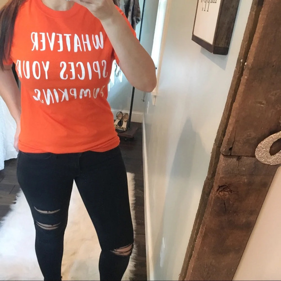 Whatever spices your pumpkins Fall/October T-shirt - Picture 1 of 2